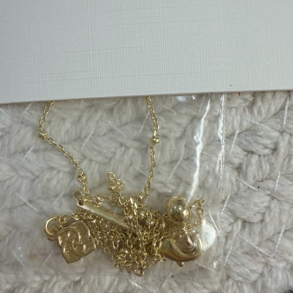 Kendra Scott Mini Elisa Satellite Short Pendant Necklace - NEW! - Picture 3 of 6